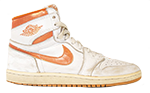 1985 Air Jordan White / Metallic Orange