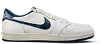 1986 Air Jordan Low White / Metallic Blue
